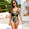 Load image into Gallery viewer, Kalani Tropical One-piece Swimsuit and or Sarong