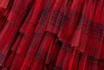 Load image into Gallery viewer, Rythmera Plaid Asymmetric Layered High Low Tulle Skirt