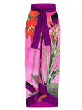 Load image into Gallery viewer, Violet Women's One-piece Slimming Vacation Beach Hot Springs Bikini Set and or Sarong