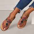 Load image into Gallery viewer, Araya Rhinestone Arabic Flats