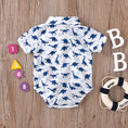 Load image into Gallery viewer, Wyatt 3 Pcs Pants Set with Hat Irresistibly charming baby boy outfit Crafted from cozy blend of cotton and polyester Dinosaur print pattern for added charm Short sleeves and snaps for easy diaper changes