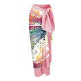 Load image into Gallery viewer, Bali One-shoulder Ruffled Dragonfly Printed One-piece Swimsuit and or Sarong Set
