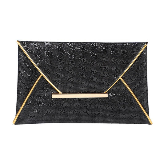 Modulysa Sequin Envelope Clutch