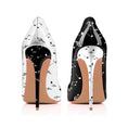 Load image into Gallery viewer, Symphora Patent Leather Music Notes Stilettos
