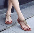 Load image into Gallery viewer, Nadia Flat Aztec Herringbone Pattern Shoes
