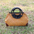 Load image into Gallery viewer, Helda Retro Travel Bag Hand-Woven
