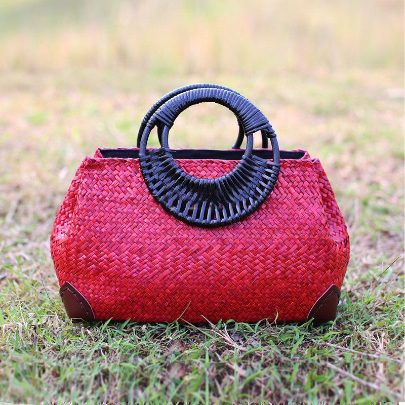 Helda Retro Travel Bag Hand-Woven