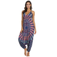 Load image into Gallery viewer, Women's Harem Style Racerback Jumpsuit Ifeyinwa Ethnic Digital Printing Women's Summer Leisure Harem Jumpsuit
