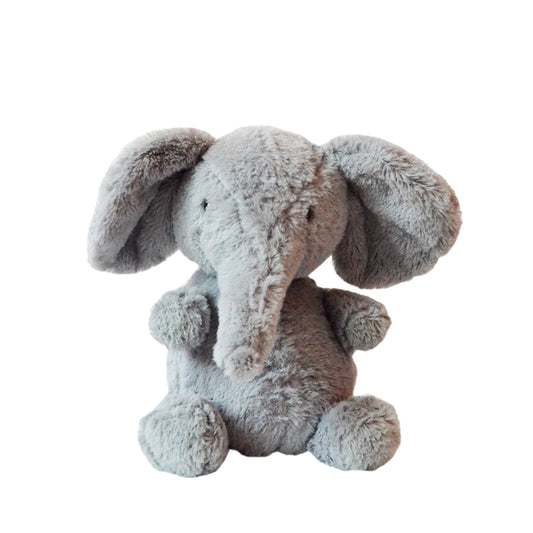 Super Soft Gray Plush Elephant Sleeping  Animal