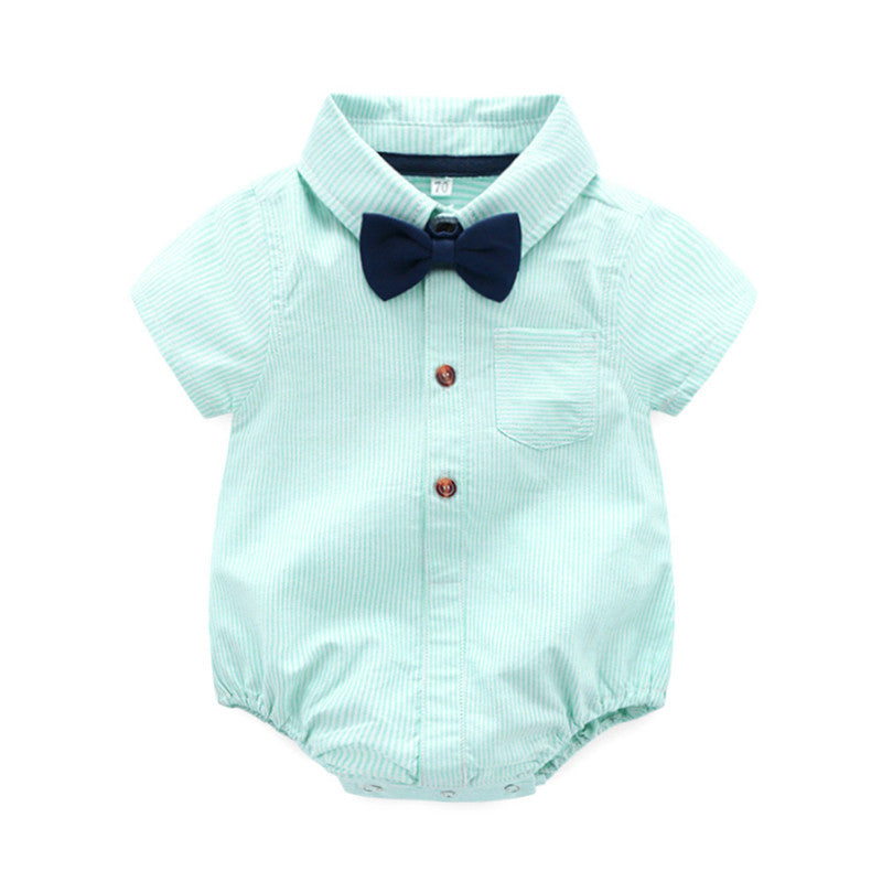 Asher 3 Piece Button up Shorts Set  with Hat and Suspenders