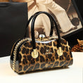 Load image into Gallery viewer, Sade Patent Leather Bag with Gold Details
