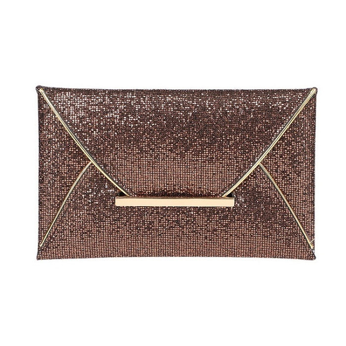 Modulysa Sequin Envelope Clutch