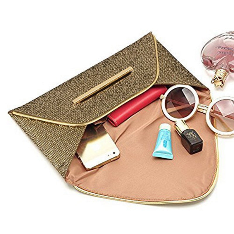 Modulysa Sequin Envelope Clutch