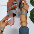 Load image into Gallery viewer, Bria Slippers Fashion Outdoor Thong Sandals Casual Beach Flats
