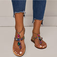 Load image into Gallery viewer, Araya Rhinestone Arabic Flats
