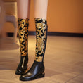 Load image into Gallery viewer, Azuraia Knight Cowhide Leather Boots
