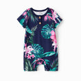 Load image into Gallery viewer, Family Matching Floral Panel Tee and Flower Pattern Dress
