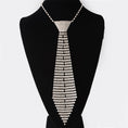 Load image into Gallery viewer, Bejeweled Necktie Statement Necklace
