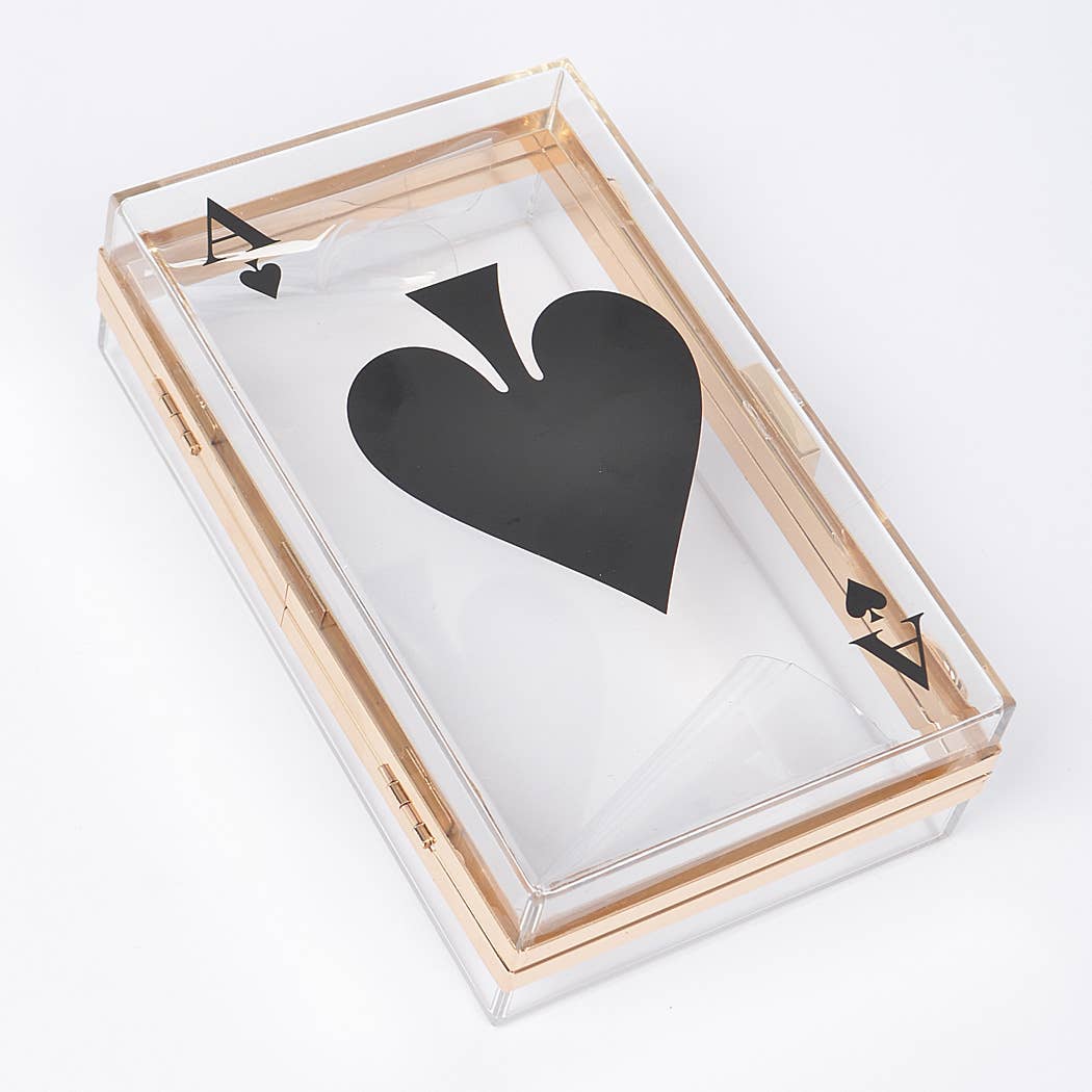 Clear Poker Clutch