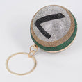 Load image into Gallery viewer, Billiard Ball Rhinestone Clutch

