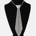 Load image into Gallery viewer, Bejeweled Necktie Statement Necklace
