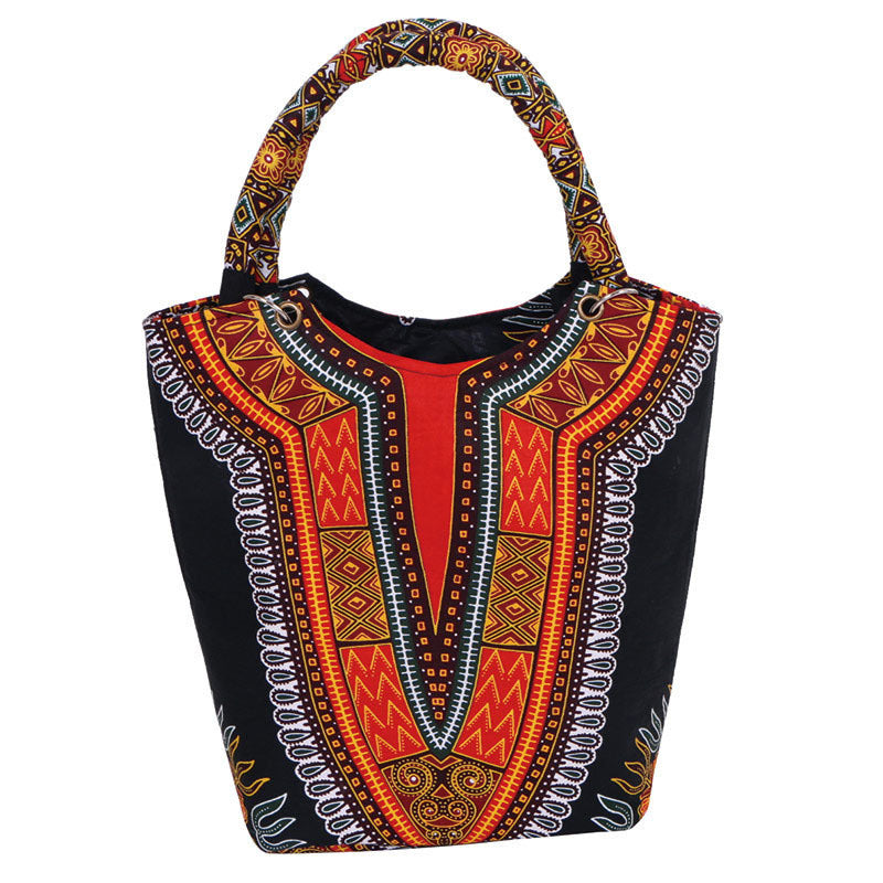 Masego African Ethnic Dashiki Style Handbag