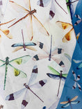 Load image into Gallery viewer, Skylis Dragonfly Kimono in a Blue Border
