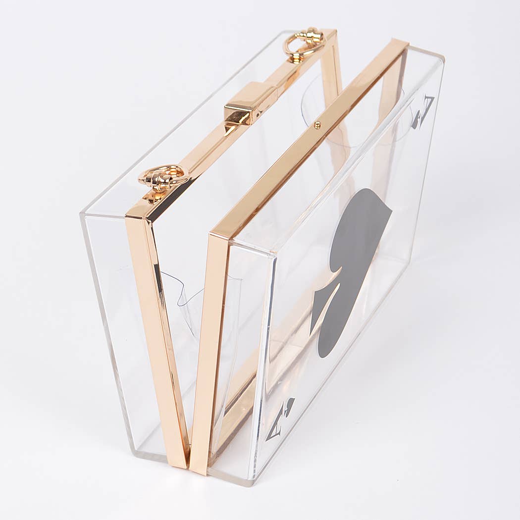 Clear Poker Clutch