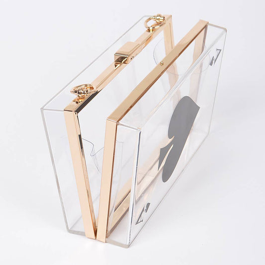 Clear Poker Clutch