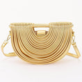 Load image into Gallery viewer, Metallic Faux Leather Noodle Bag
