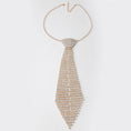 Load image into Gallery viewer, Bejeweled Necktie Statement Necklace
