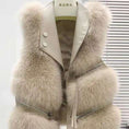 Load image into Gallery viewer, Lyxira Women's Fashion Faux Fur Vest Coat
