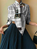 Load image into Gallery viewer, Guardian Newspaper Print Shirt
