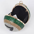 Load image into Gallery viewer, Billiard Ball Rhinestone Clutch

