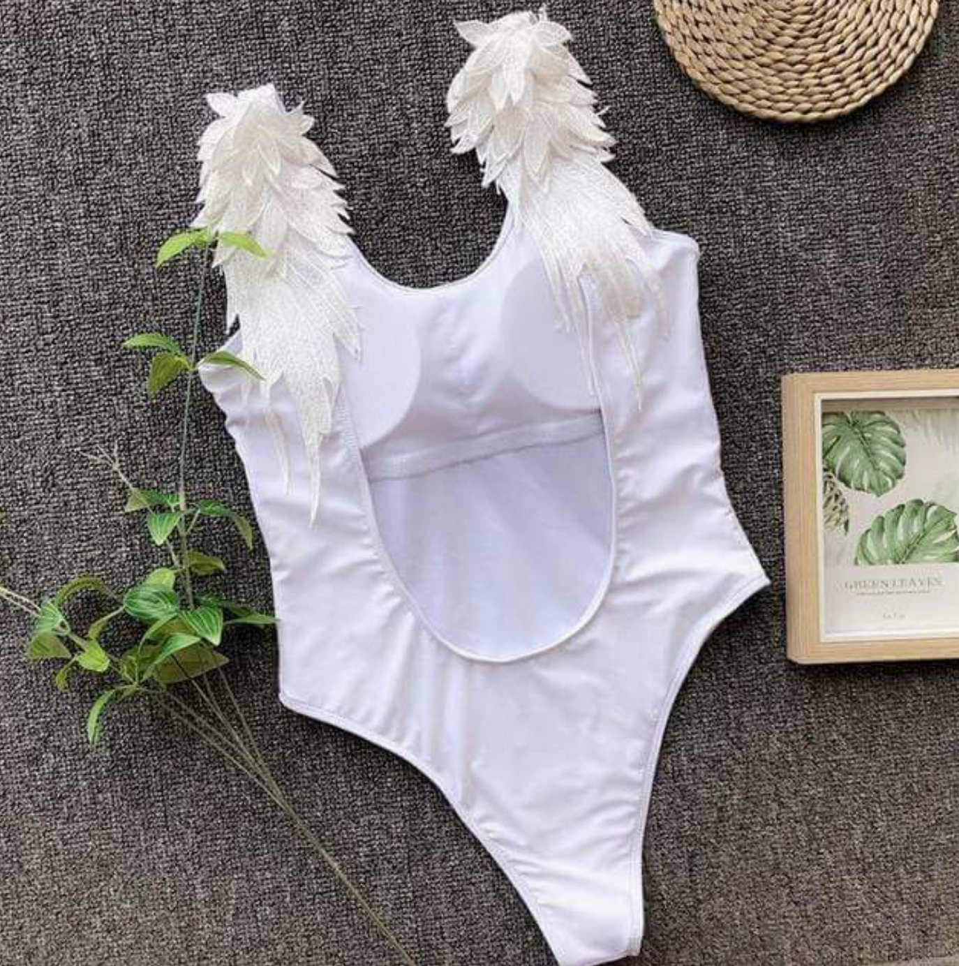 Angela Woman's Wings One-Piece Swimsuit