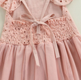 Load image into Gallery viewer, Chiffon Eyelet Lace Dress Elegance meets playful comfort Perfect for special occasions
