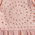 Load image into Gallery viewer, Ashley Chiffon Eyelet Lace Dress Elegance meets playful comfort Perfect for special occasions Made from 95% Cotton and 5% Polyester Versatile style for various events Easy care instructions Creates lasting memories
