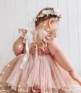 Load image into Gallery viewer, Ashley Chiffon Eyelet Lace Dress Elegance meets playful comfort Perfect for special occasions Made from 95% Cotton and 5% Polyester Versatile style for various events Easy care instructions Creates lasting memories
