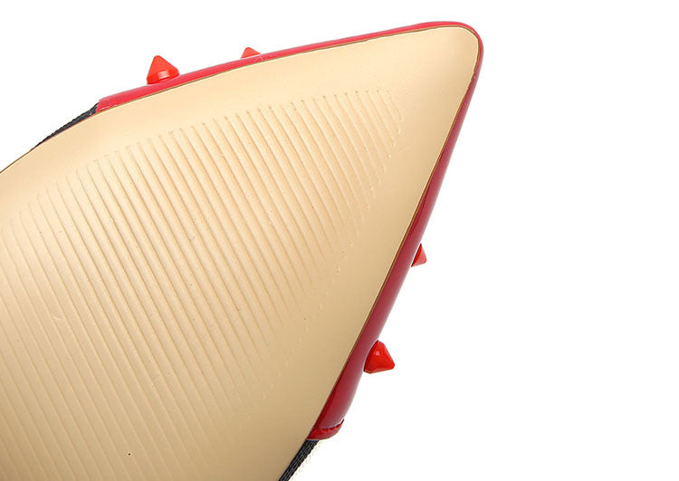 Azelie Studded Striped Ankle Boot | Bold Designer Heels