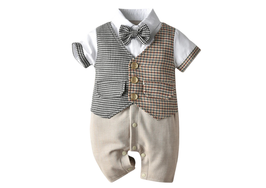 Remington Houndstooth Baby Boy Suit