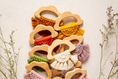 Load image into Gallery viewer, Organic Macramé Wood Teethers For Babies  Made in USA. All colors
