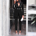 Load image into Gallery viewer, Bravessa Slim Fit Women's Velvet Two-Piece Suit
