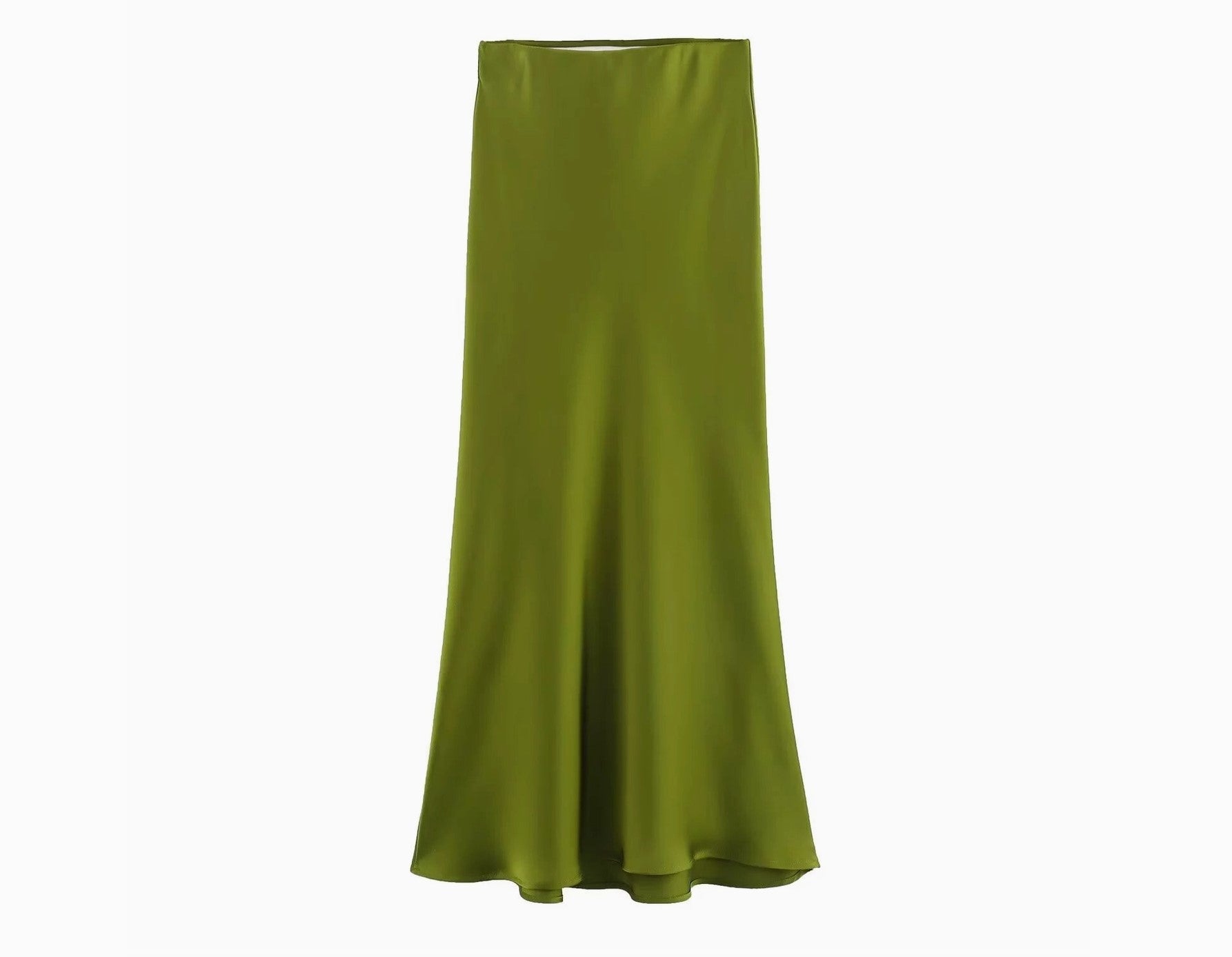 Candace Satin Midi Skirt