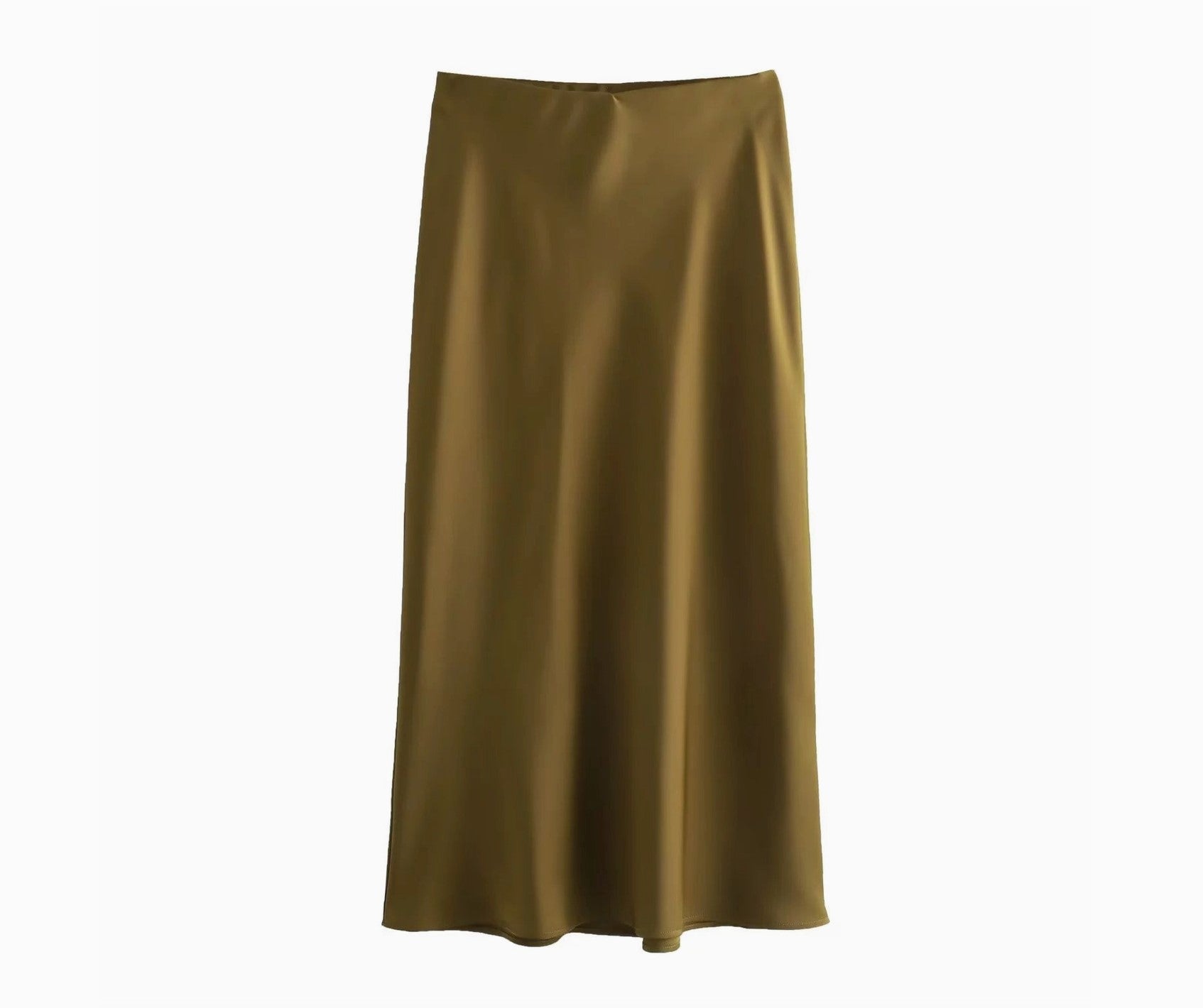 Candace Satin Midi Skirt