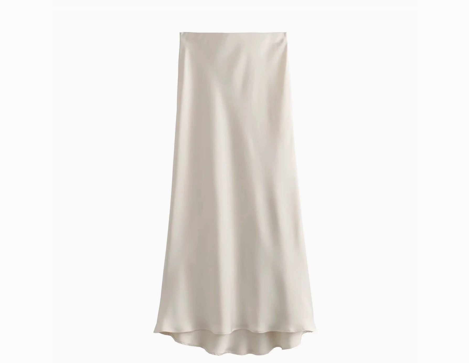 Candace Satin Midi Skirt