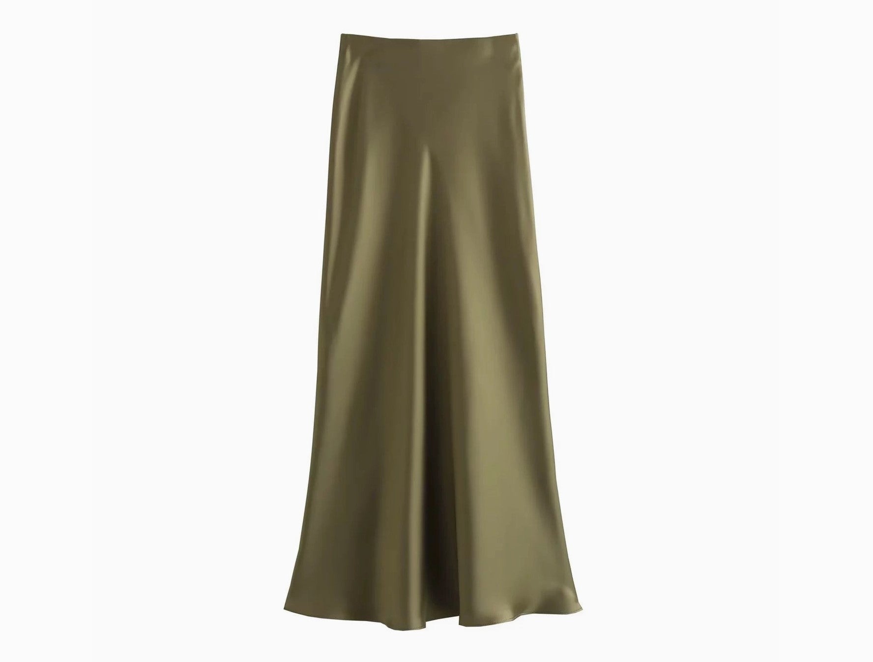 Candace Satin Midi Skirt