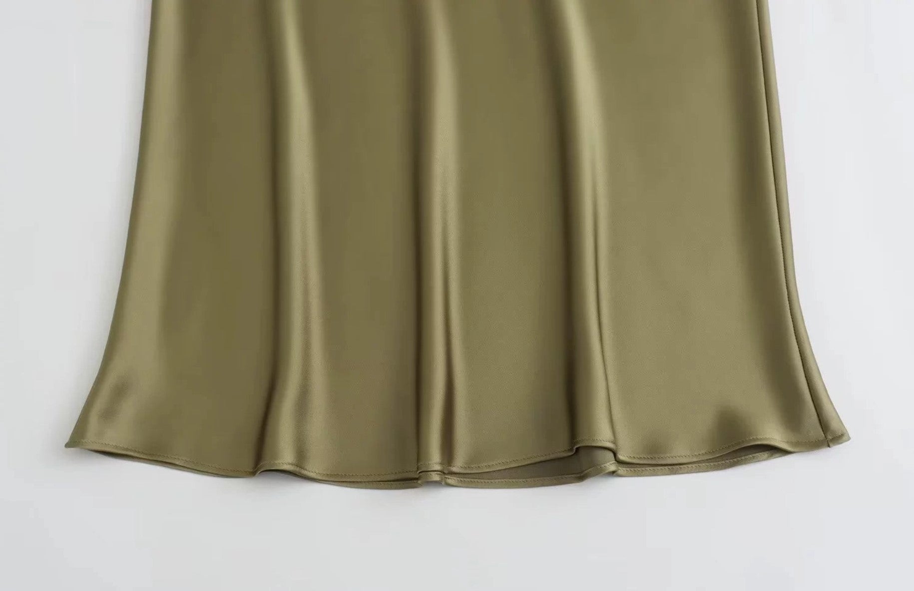 Candace Satin Midi Skirt