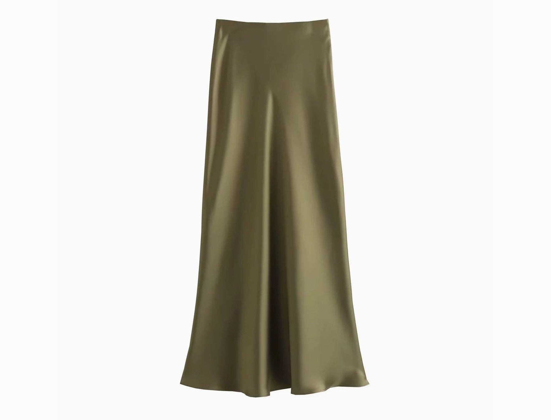 Candace Satin Midi Skirt