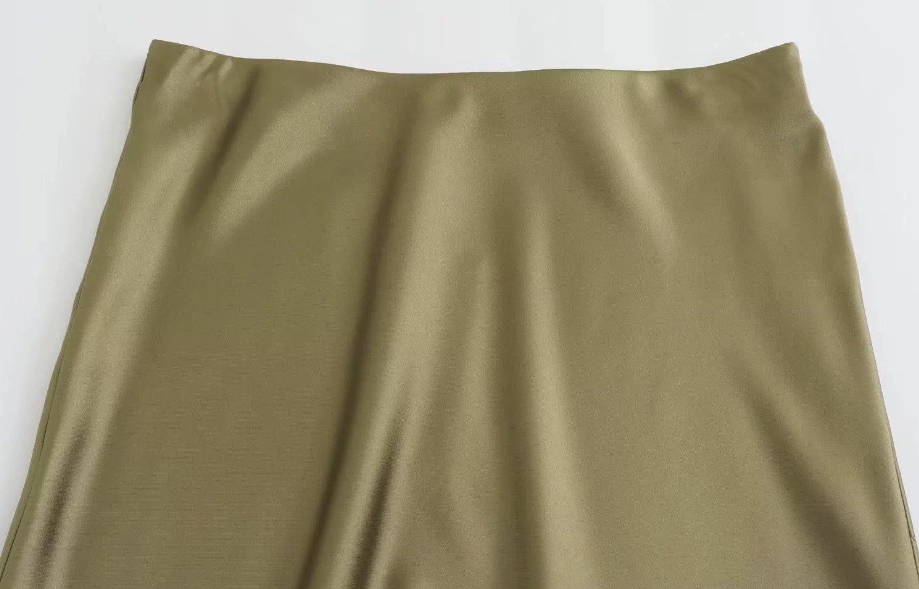 Candace Satin Midi Skirt