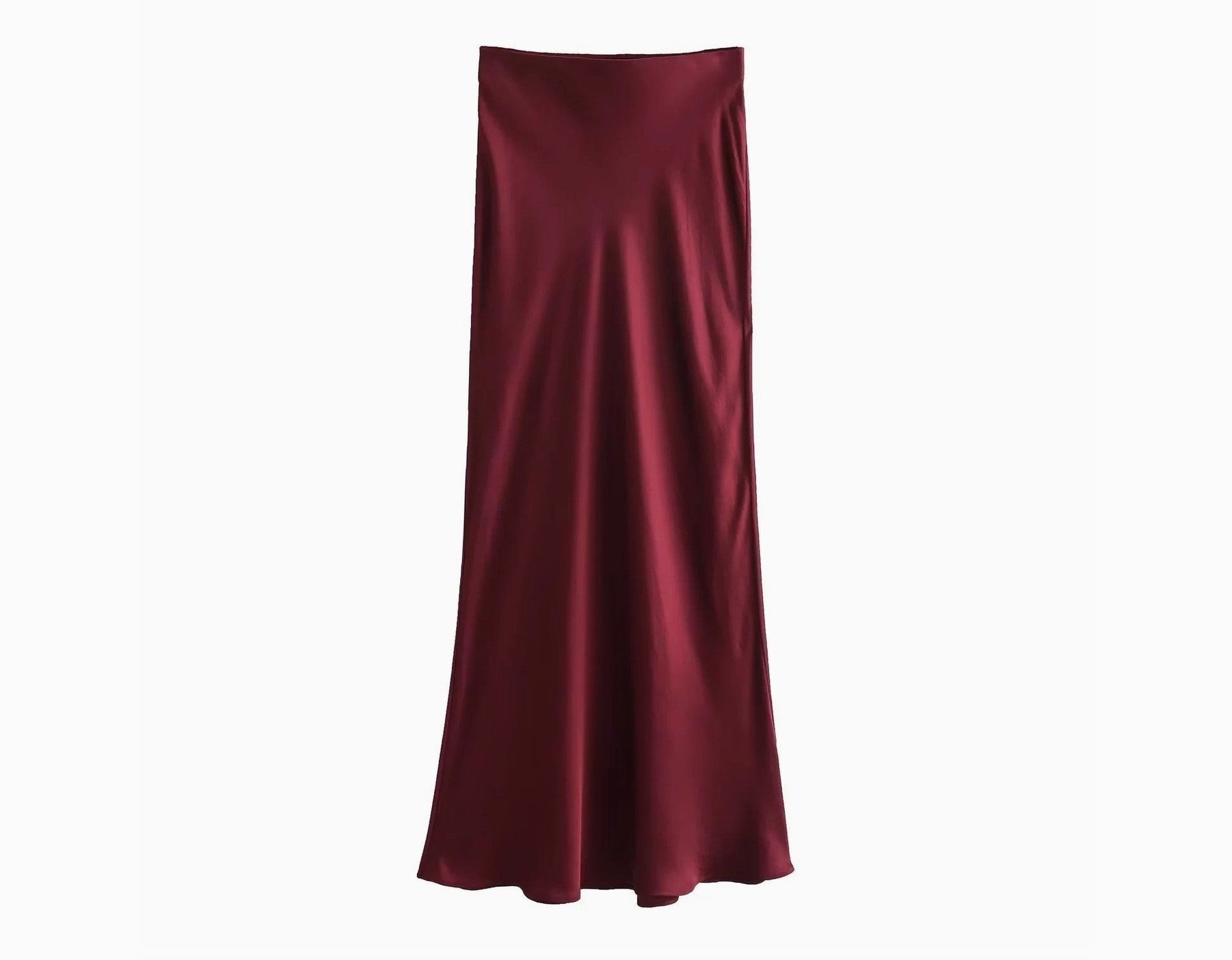 Candace Satin Midi Skirt